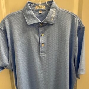 Peter Millar Blue Men's Golf Shirt- Brand New!